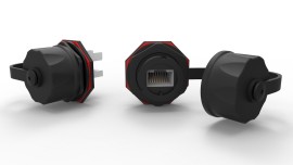 CONECTOR FEMEA GIGALAN CAT.6 INDUSTRIAL IP67 BLINDAD