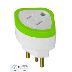 Adaptador 2p+t 10a / 250v