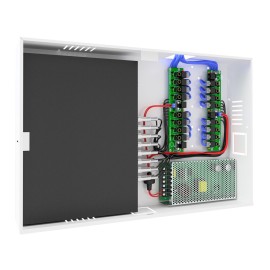 Rack Power Balun HD 8000 8 Ch De At� 5Mp Onix Security Leva Sinal de Video e Alimenta��o Atrav�s �nico Cabo e Fonte Inclusa, Organizador Vertical