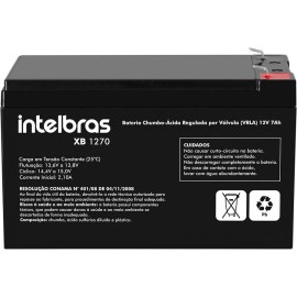 Bateria para Nobreak, Alarme e Cerca El�trica de Chumbo-�cido Intelbras XB 1270 12v  8038