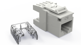 CONECTOR F�MEA GIGALAN CAT.6 90�/180�