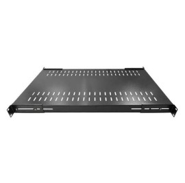 Bandeja Prateleira Fixa Para Rack 19" 1U x 300mm c/ 4 Pontos de Fixa��o