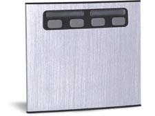 Unidade Externa de Porteiro Eletr�nico Duplo 4 Bot�es Compor MOD 4C  90.02.01.848