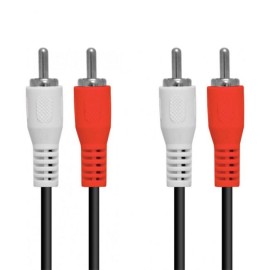 Cabo de �udio 2 RCA x 2 RCA N�quel 1,5 Metro Vinik.