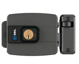 FECHADURA C90 ELETRICA CTRL - AD AJ RFID CINZA - HDL