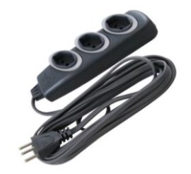 EXT.NO SHOCK 45 TERRA PP 3X0,75X5M 2P+T 10A GF - DANEVA