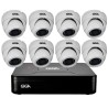 Kit HD 720p 08 Câmeras GS0021 + DVR Giga Security + Acessórios