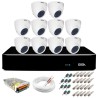 Kit Orion Giga Security 10 Câmeras HD 720p GS0019 + DVR Full HD + Acessórios