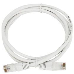Patch Cord Cftv 1,5 M Cat 5 Rj45/rj45 Pvc Branco