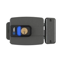 Fechadura C-90 El�trica Pro - Af Aj Bot�o Cinza