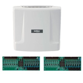 Kit Central de Interfone Condom�nio com 16 Ramais - Intelbras Comunic 48 + Placas Desbalanceadas