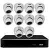 Kit Orion HD 720p 10 Câmeras GS0021 + DVR Giga Security + Acessórios