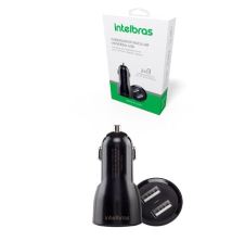 CARREGADOR VEICULAR USB COM 2 PORTAS