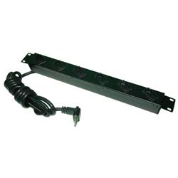 Calha 6 Tomadas 20a Preto - Padr�o Novo