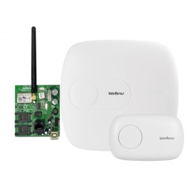 Kit Central de Alarme Monitorada AMT 4010 SMART c/ at� 64 Zonas + Placa Comunicador Ethernet/GPRS XEG 4000 Smart - Intelbras