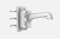 Vertical pole mount.