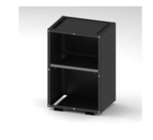 ARMARIO BATERIA A750 X L500 X P370 PRETO 