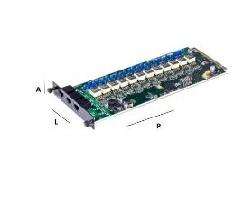 PLACA 12 RAMAIS DIGITAIS UNNITI 2000/3000 - INTELBRAS