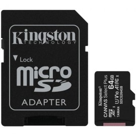 Cart�o de Mem�ria Kingston Micro SD 64GB Canvas Select Plus Classe 10