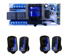 KIT CENTRAL PLACA DE COMANDO PORT�O AUTOM�TICO 04 CONTROLES