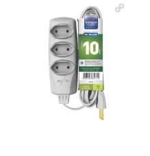 EXTENS�O NO SHOCK PL 2X0,75MM�X 10M CINZA