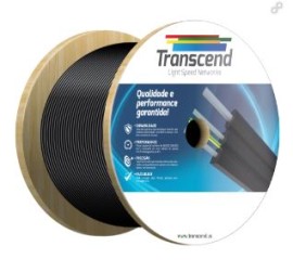 CABO FIBRA �TICA TRANSCEND DROP BLI A/B CM 01 FO CO LSZH BOBINA 2KM