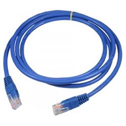 Patch Cord Cftv 1,5 M Cat 5 Rj45/rj45 Pvc Azul