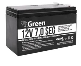 BATERIA 12V A 7A VRLA GREEN SECURITY SYSTEM