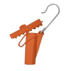 Esticador Cunha Para Cabo Mini Drop Laranja