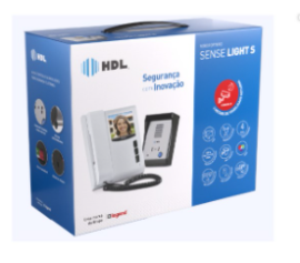 PORTEIRO ELETR�NICO C/ V�DEO HDL SENSE LIGHT900201400 