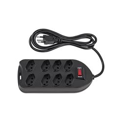 Filtro De Linha Protetor 8 Tomadas - Epe 1008+ Pt