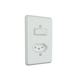 Interruptor Simples + Tomada 2p+t 10a