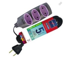 EXTENS�O NO SHOCK PL 2X0,75MM�X 5M GRAFITE