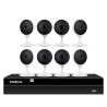 Kit 8 Câmeras com Inteligência Artificial Full HD iM3 Intelbras Branca + 1 NVR 08 Canais 6MP NVD 1308 Intelbras