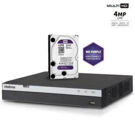 DVR Multi HD Intelbras MHDX 3116 Gravador Digital de V�deo 16 Canais 4 Megapixel C/ HD 4TB WD Purple