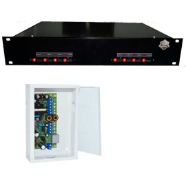 Rack 9000 PVT Duplex 8 Ch Onix Security Leva Sinal de Video e Alimenta��o Atrav�s �nico Cabo e Fonte Inclusa, Organizador Horizontal 19" HD e Anal�gico