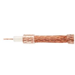 Cabo Coaxial Rg 59 Cristal Elevador 96 Cobre Nu - 100 M