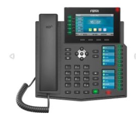 TELEFONE IP X6 - TELA COLORIDA 4.3 6 CONTAS SIP, DSS LCD , 1 PORT