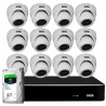 Kit Orion HD 720p 12 Câmeras GS0021 + DVR Giga Security + HD 1TB Skygawk + Acessórios