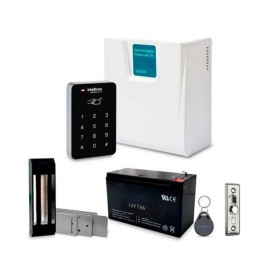 Kit Controlador de Acesso Intelbras Com Fechadura Eletro�m� e Tag de Acesso Completo