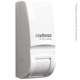 Sensor de Presen�a Infravermelho IVP 3011 Cortina Intelbras Com Fio Passivo, 2 n�veis de sensibilidade, Cobertura com �ngulo de 15� e Alcance de 6m