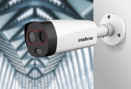 CMERAS ESPECIAIS INTELBRAS IP TRMICA HBRIDA COM MEDIDOR DE TEMPERATURA VIP 7211 TH MT G2