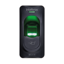 CONTROLES DE ACESSO CORPORATIVO INTELBRAS LEITOR BIOMTRICO COM RFID LE 311 E