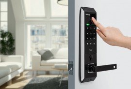 FECHADURA INTELBRAS DIGITAL COM BIOMETRIA FR 330